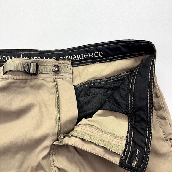 Prana Breathe Born From The Experience Hiking Outdoor Capris Women Sz L Brownish - Picture 6 of 13